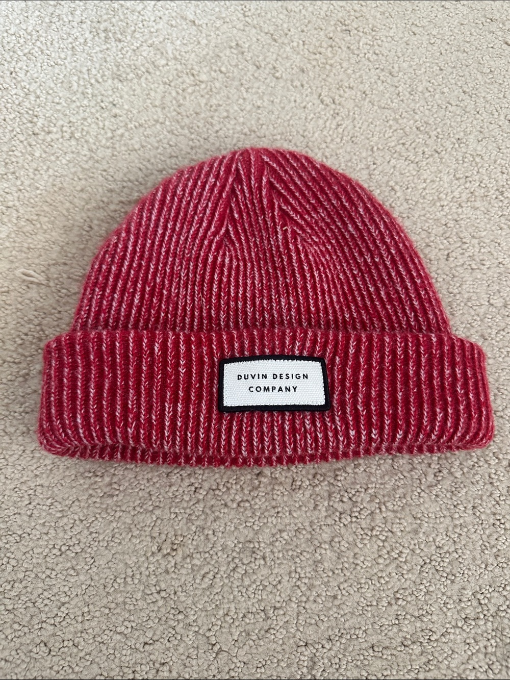 Duvin Design Company Red Knit Beanie